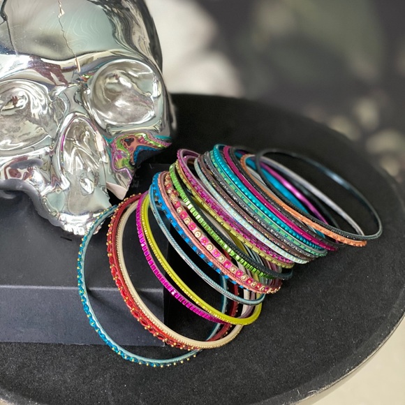 Colorful stacking bracelets - Picture 2 of 2